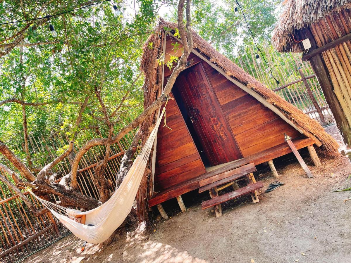 La Aldea Holbox Cabanas Y Camping 외부 사진